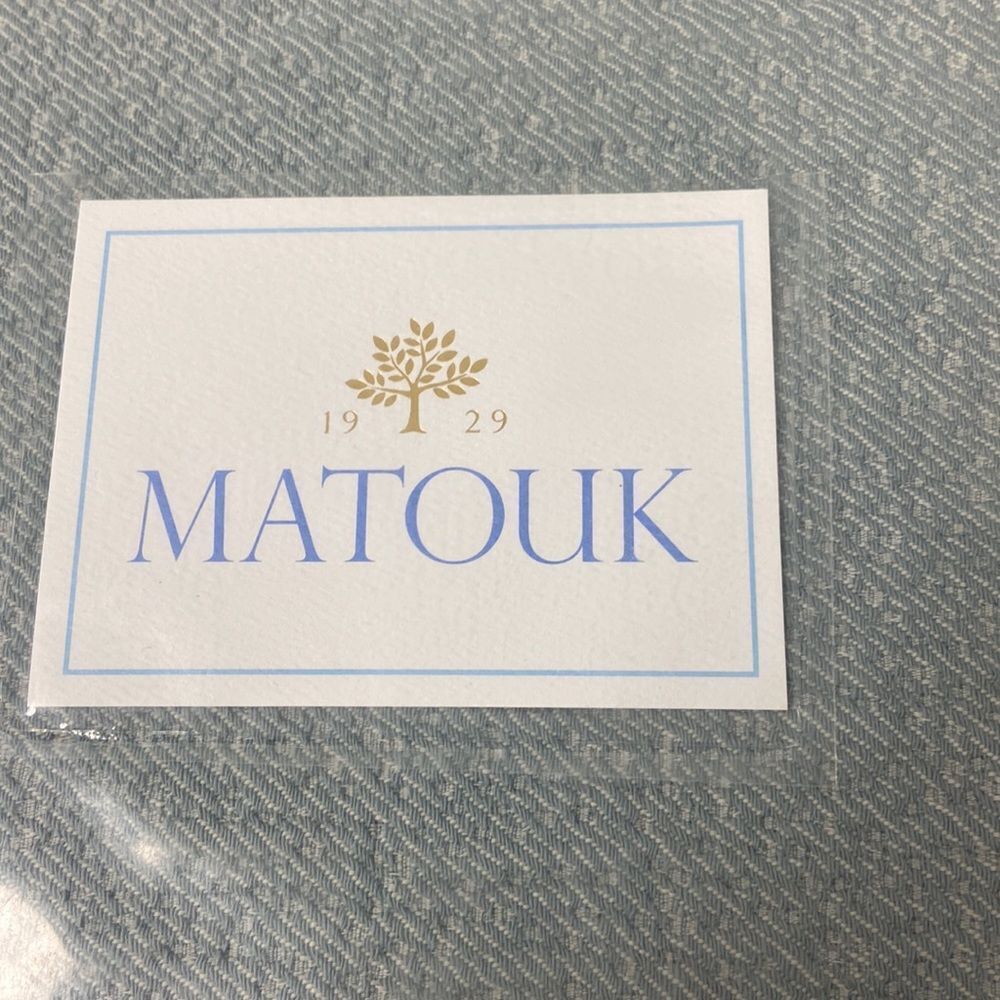 MATOUK Pacific Standard Sham. Color: Pool - Picture 2 of 3